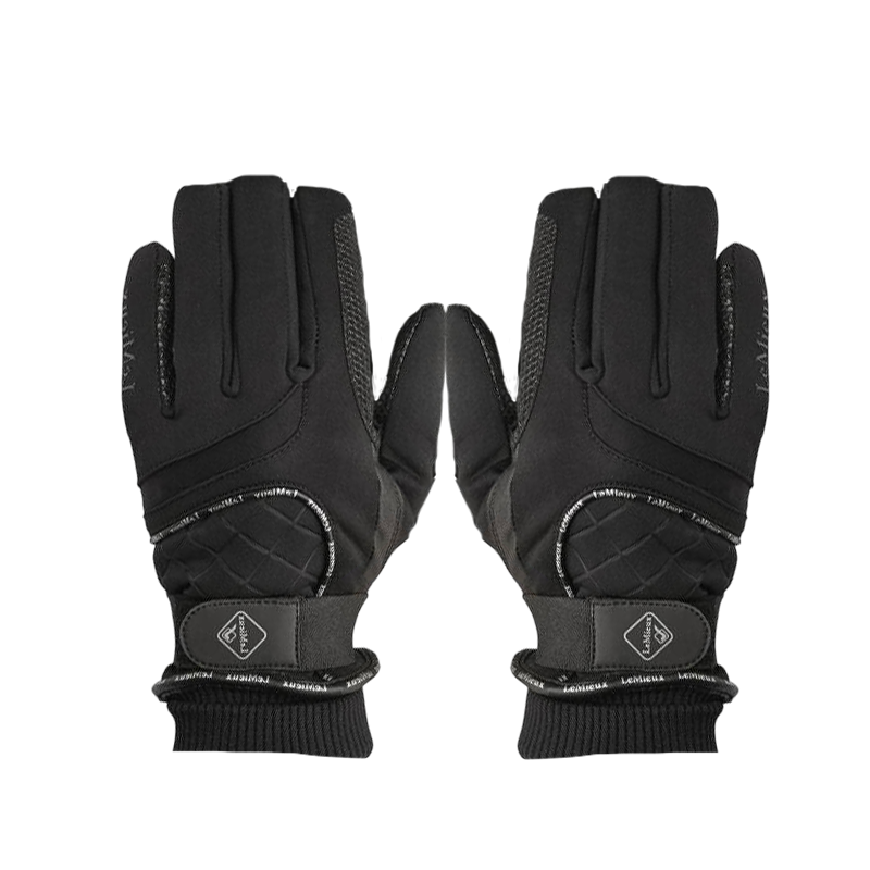 LeMieux - Gants d'équitation imperméables Pro Touch noir