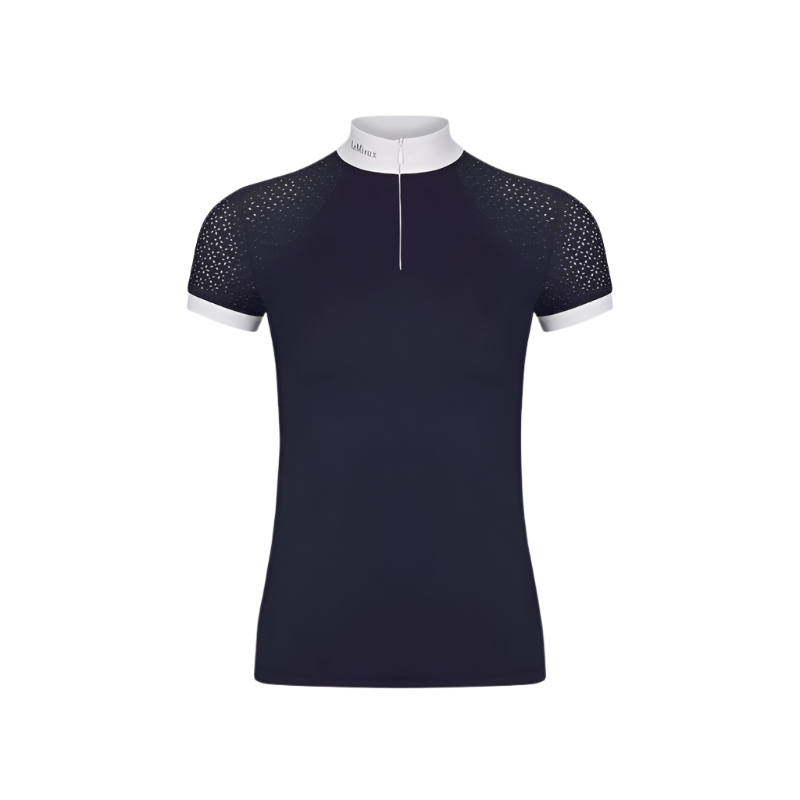 LeMieux - Olivia navy women's short-sleeved shirt