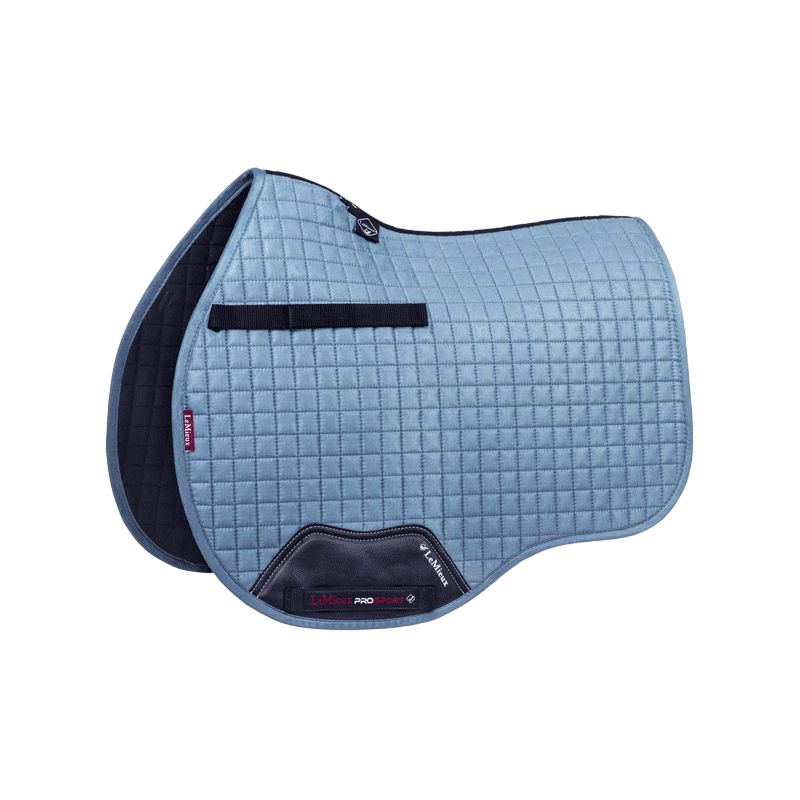 LeMieux - Tapis de selle GP Suede Square Ice blue | - Ohlala