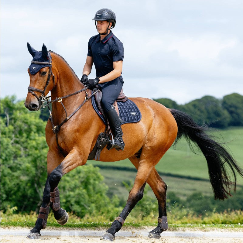 LeMieux - Tapis de selle Loire Classic Close Contact Square marine | - Ohlala