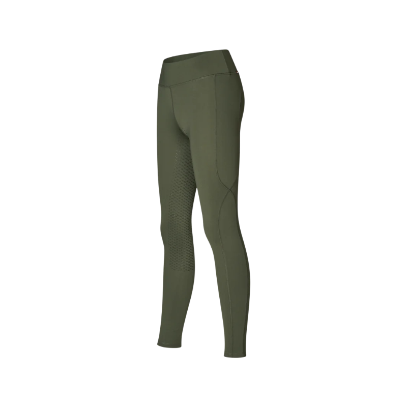 Kingsland - Women's equestrian leggings KLVera green beetle full grip 
