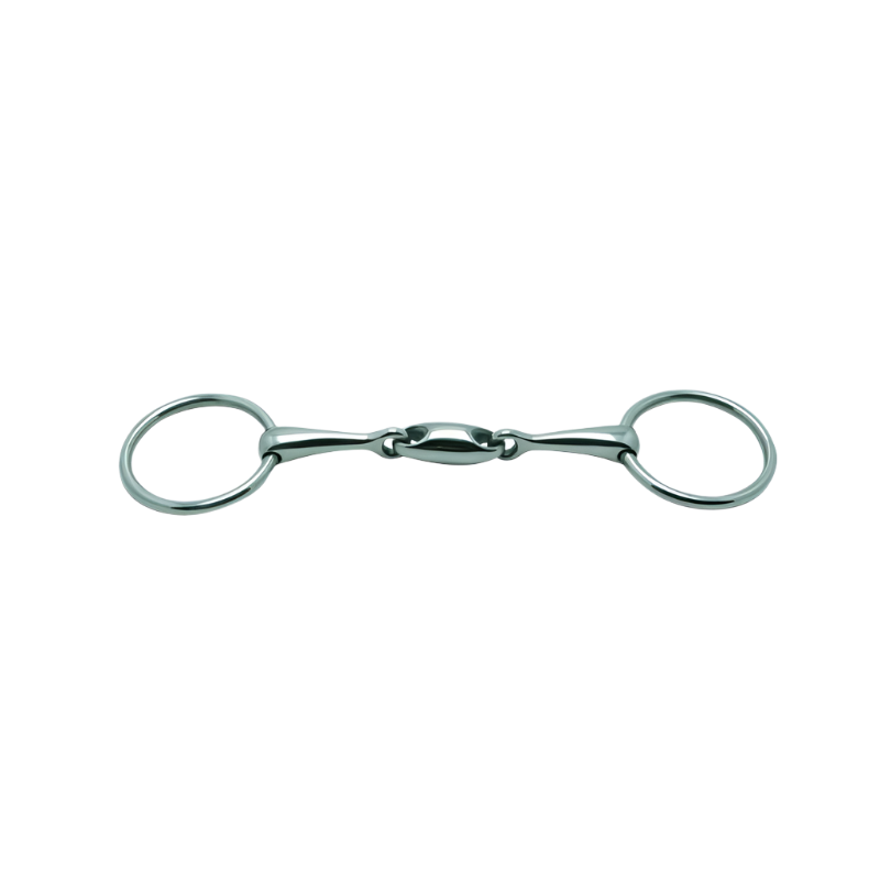 Metalab - Mors de bride double brisure canon plein
