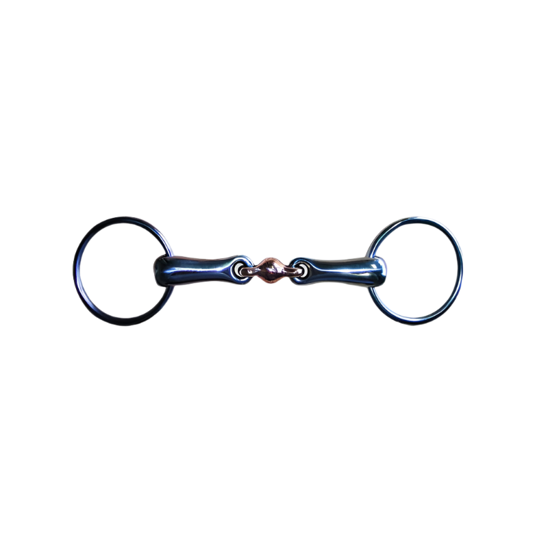 Metalab - Sneak twee dubbel gebroken ringen met koperen bal