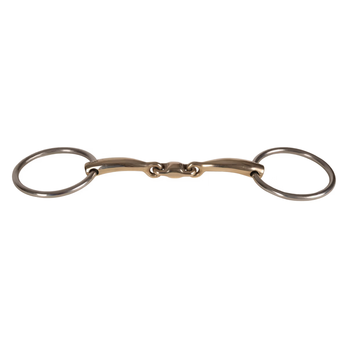Velari  - Mors à anneaux double brisure en cuivre doux 16mm