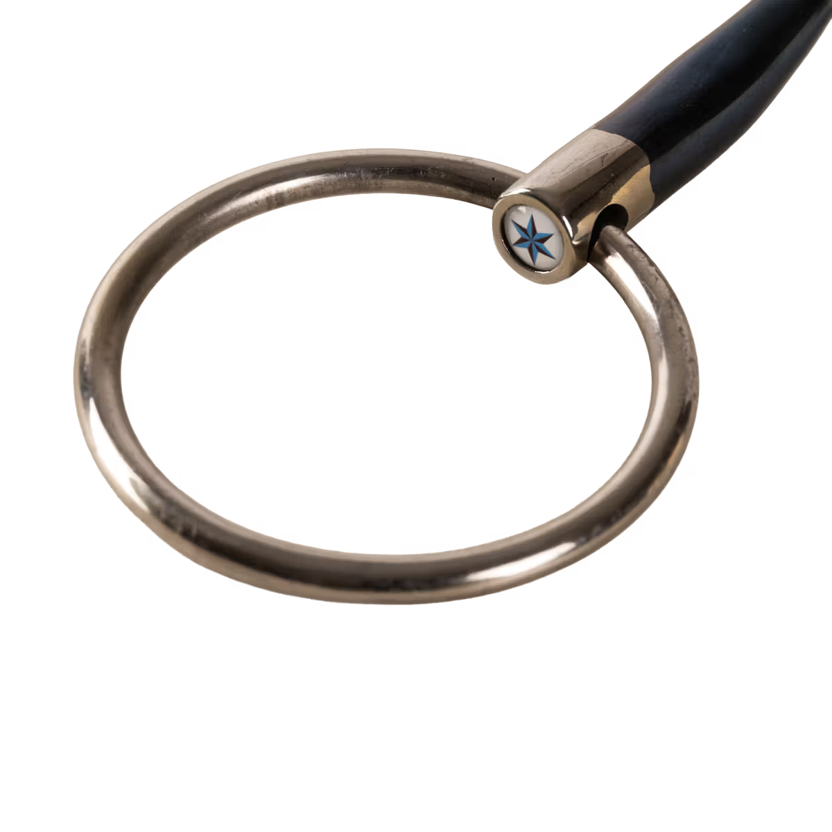 Velari  - Mors à anneaux simple brisure en fer doux 16mm