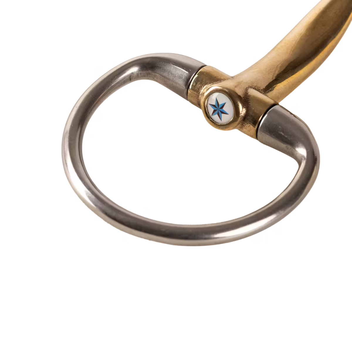 Velari  - Mors à olive double brisure en cuivre doux 14mm