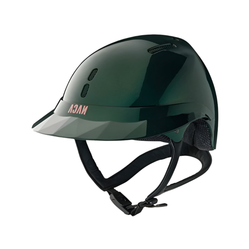 NACA - Casque d'équitation Gravity S visière polo brillant vert