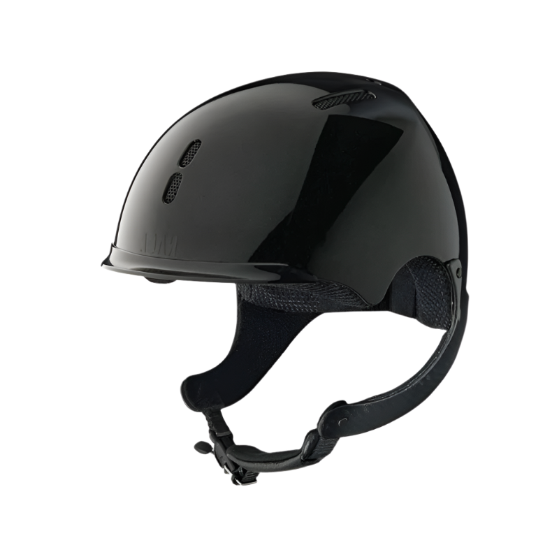 NACA - Casque d'équitation Gravity XP sans visière brillant noir onyx