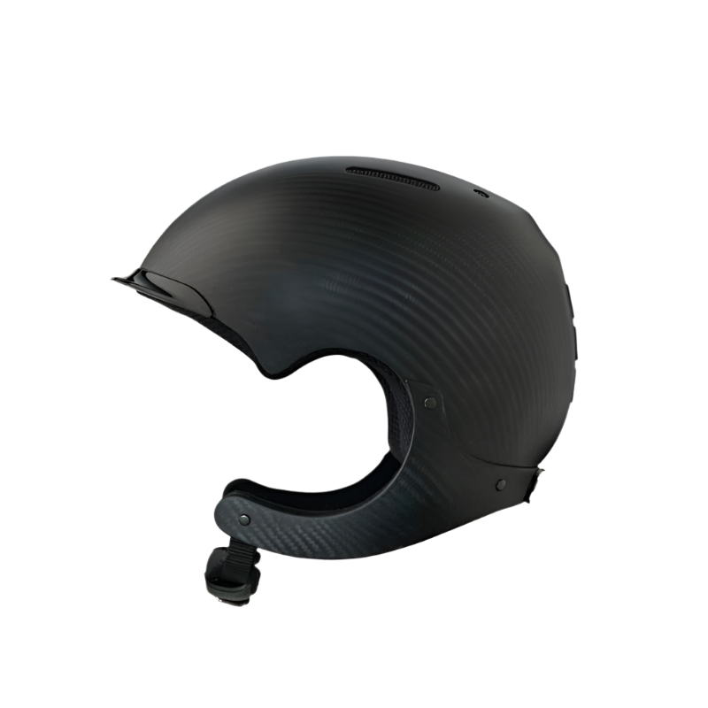 NACA - Casque d'équitation Gravity XP sans visière carbon mat noir