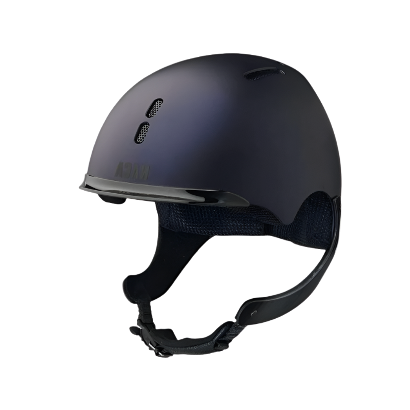 NACA - Casque d'équitation Gravity XP sans visière matt bleu