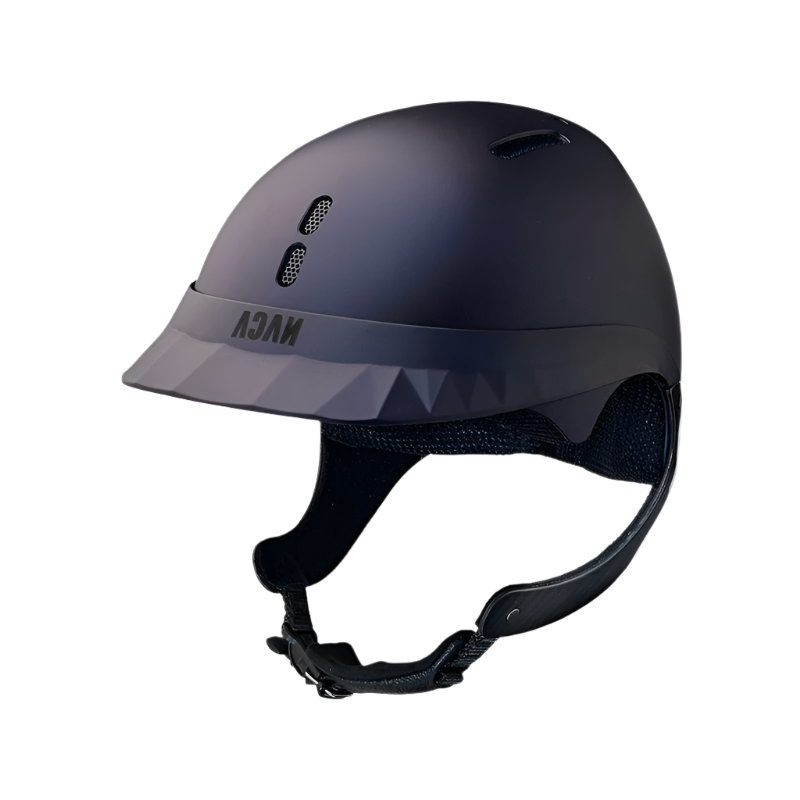 NACA - Casque d'équitation Gravity XP visière standard matt bleu