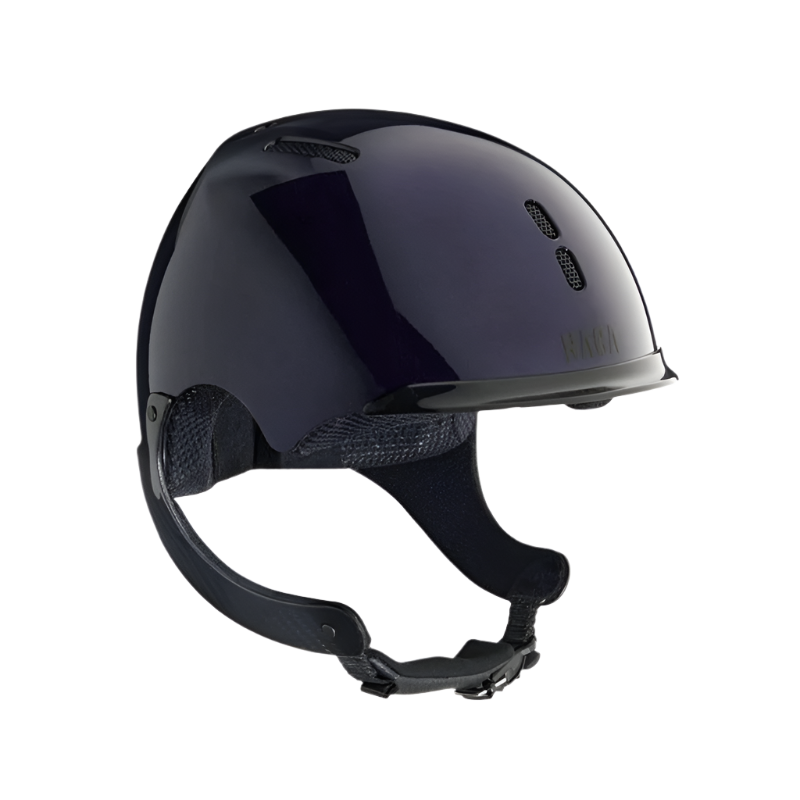 NACA - Casque d'équitation Gravity XP sans visière brillant bleu