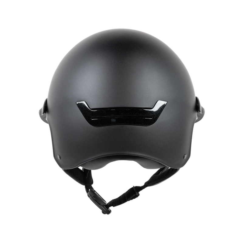 NACA - Casque d'équitation visière polo Comète S noir mat