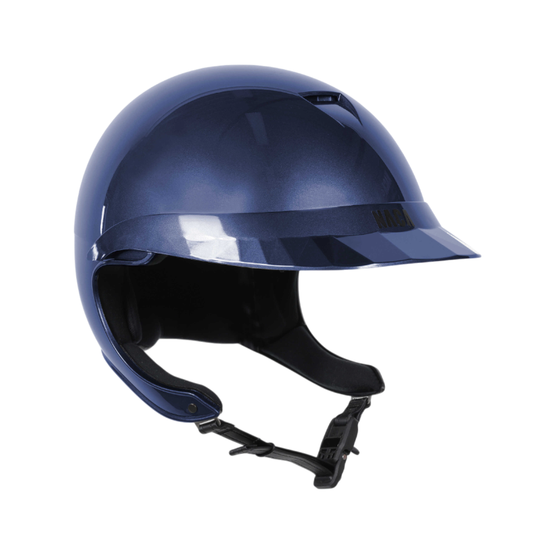 NACA - Standard Reithelm Comète XP mit glänzendem blauen Visier 