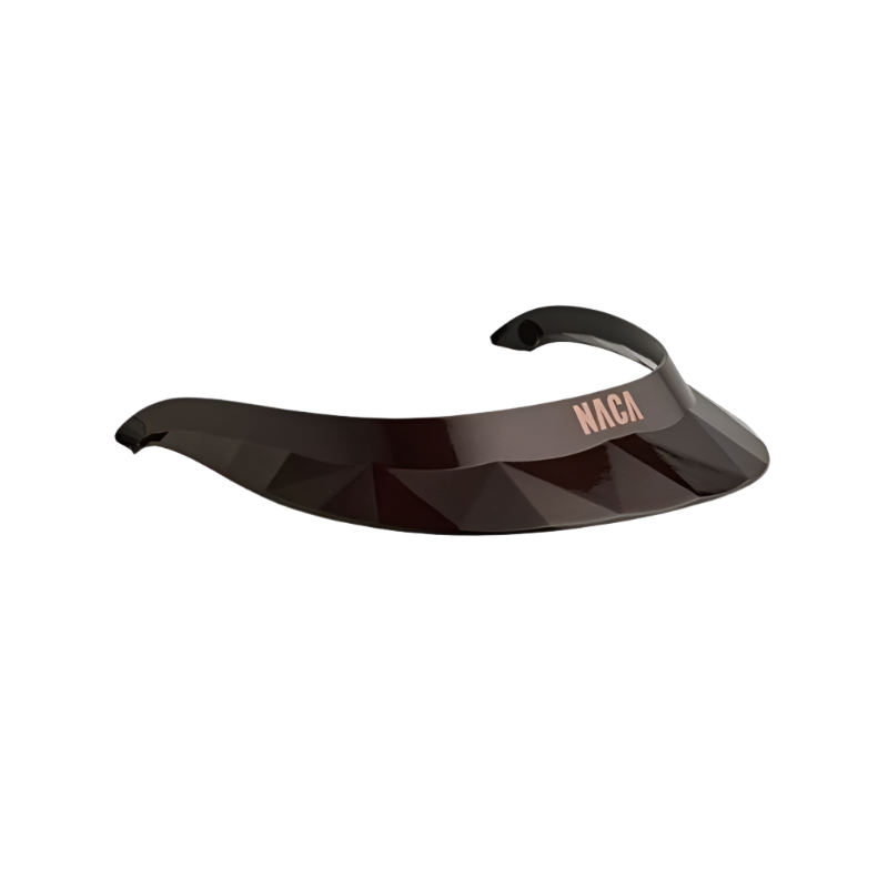 NACA - Visière polo brillant prune/ logo rose gold | - Ohlala