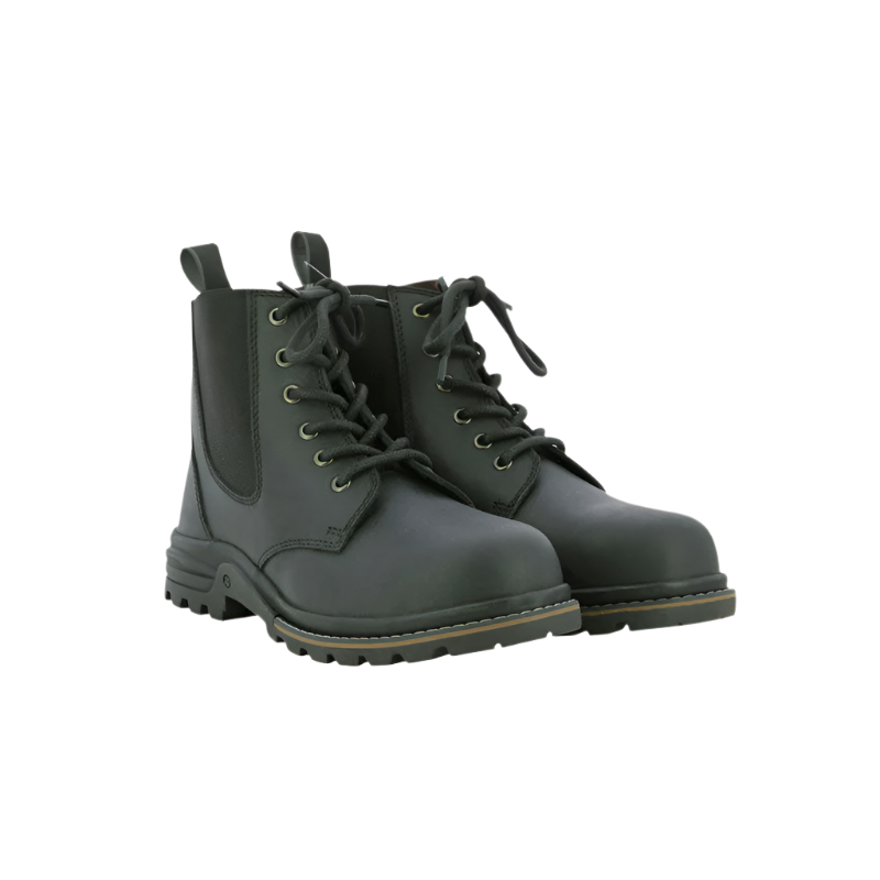 Norton - Black lace safety boots