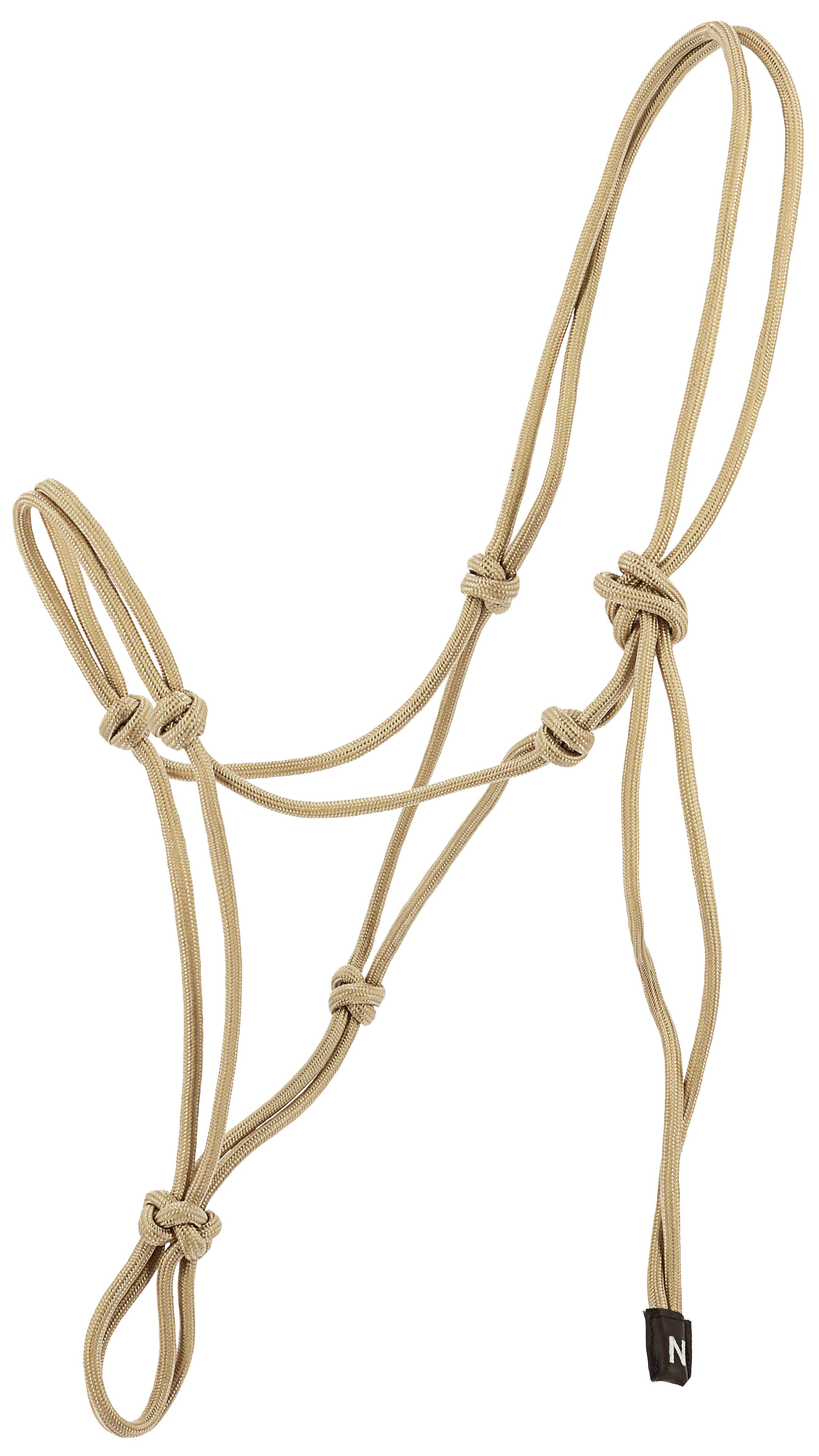 Norton - Biologisch nylon halster in beige 