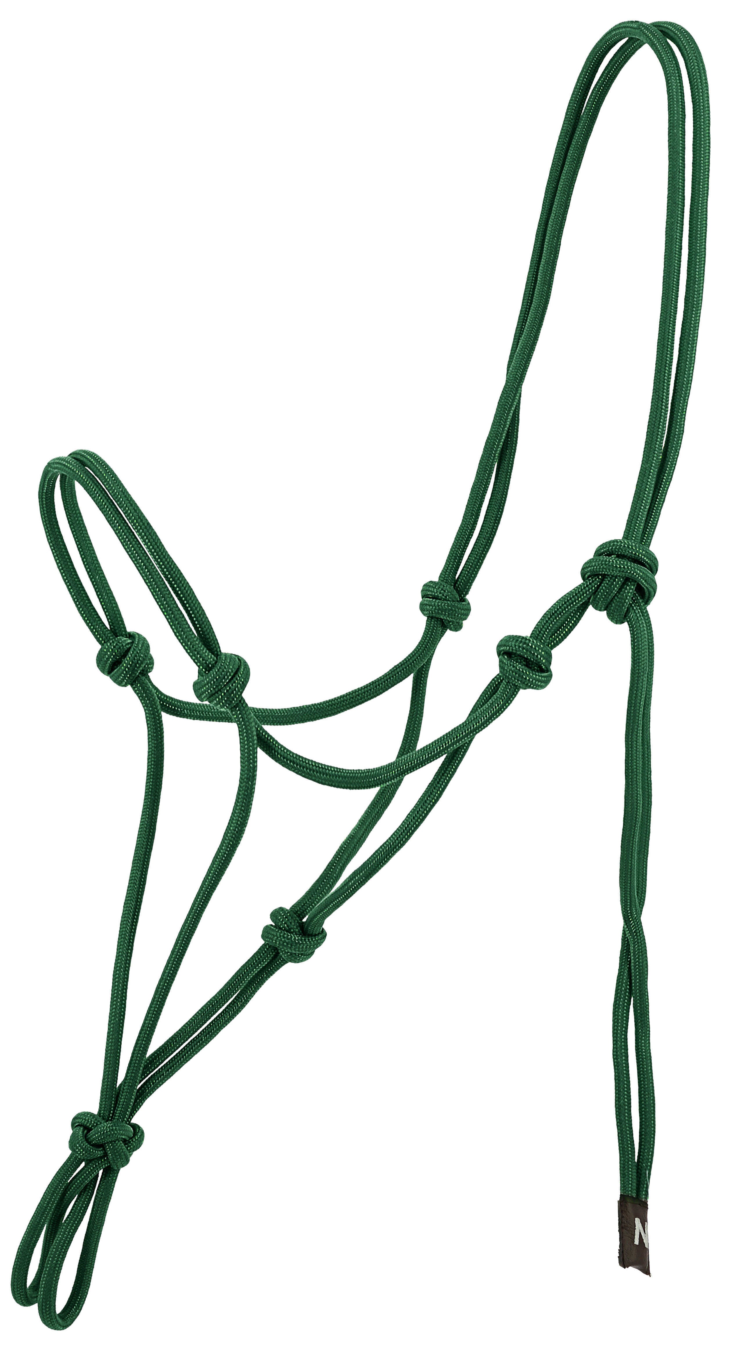 Norton - Donkergroene nylon halster 