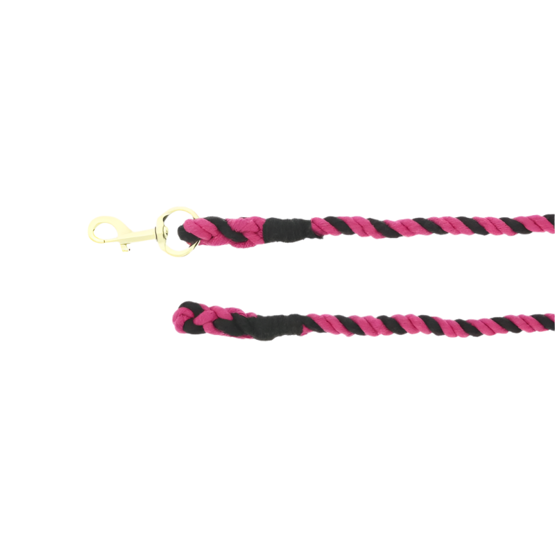 Norton - Raspberry/black twisted cotton attachment lanyard