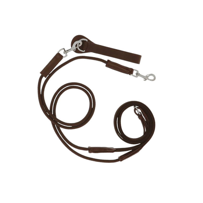 Norton pro - German reins, tan webbing/rope