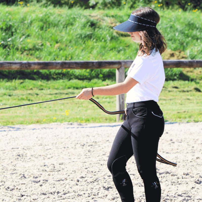 Equithème - Pantalon d'équitation Pro femme noir | - Ohlala