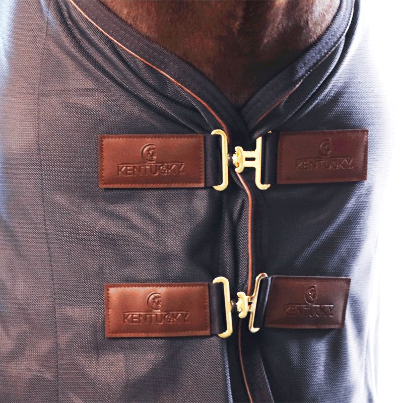 Kentucky Horsewear -  Couverture anti-mouche marine | - Ohlala