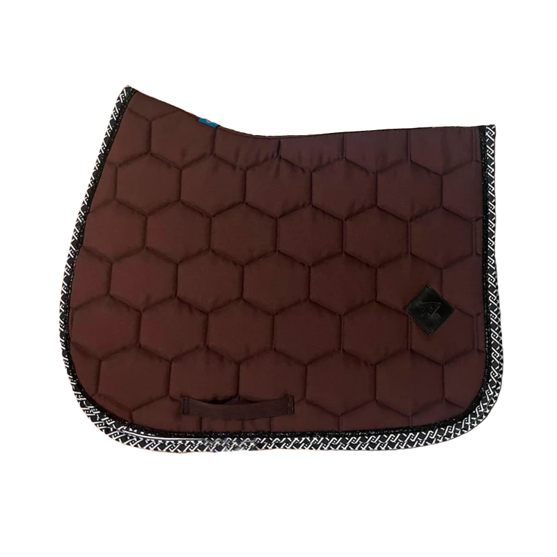 Oxxer - Tapis de selle Monogramme chocolat | - Ohlala