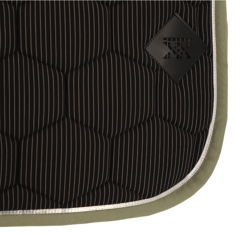 Oxxer - Tapis de dressage Corporate noir et tilleul