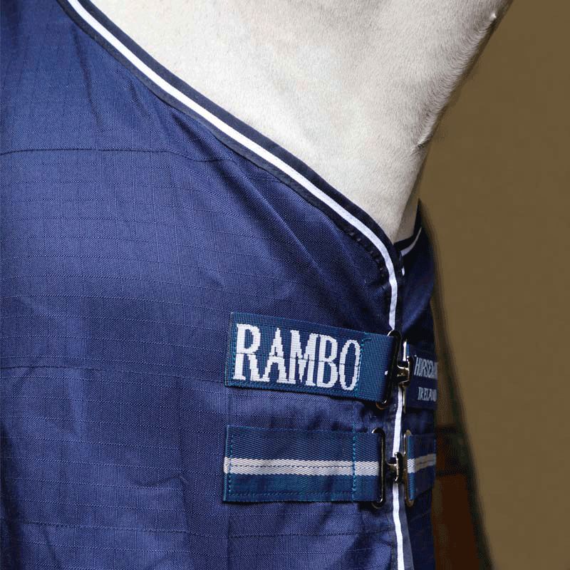 Horseware - Chemise de box Rambo marine/ blanc 0g | - Ohlala