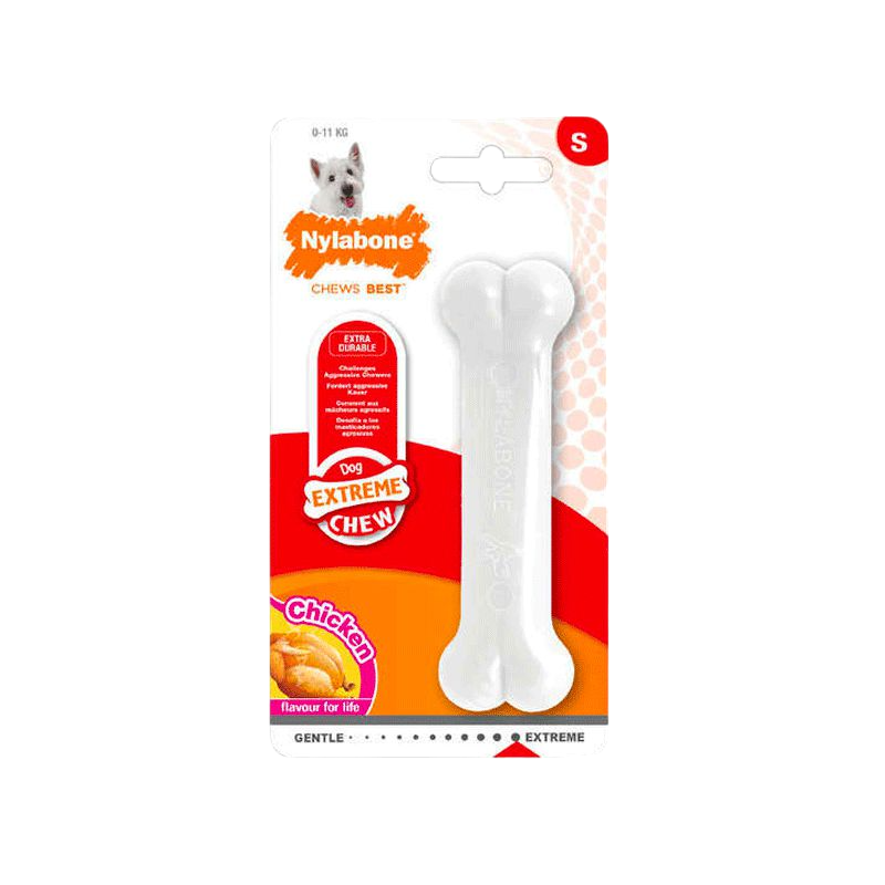 Nylabone - Extreme Chex Chicken Dog Chew Bone