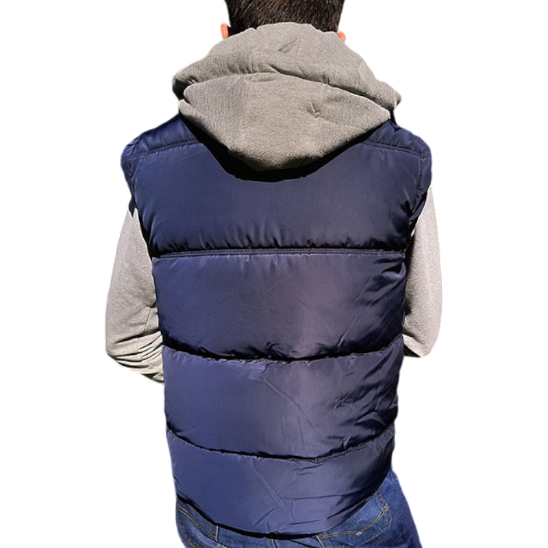 Pénélope - Sleeveless jacket Valentin Marine Man