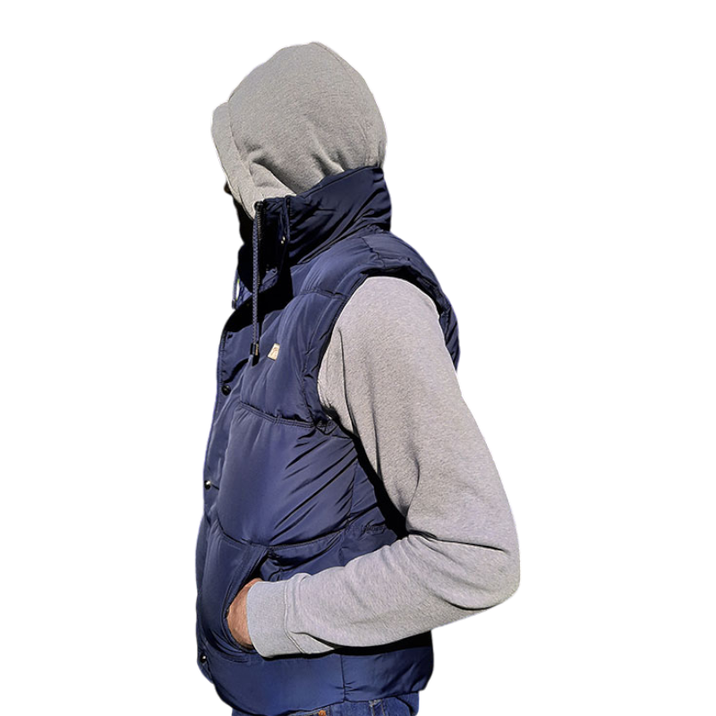 Pénélope - Sleeveless jacket Valentin Marine Man