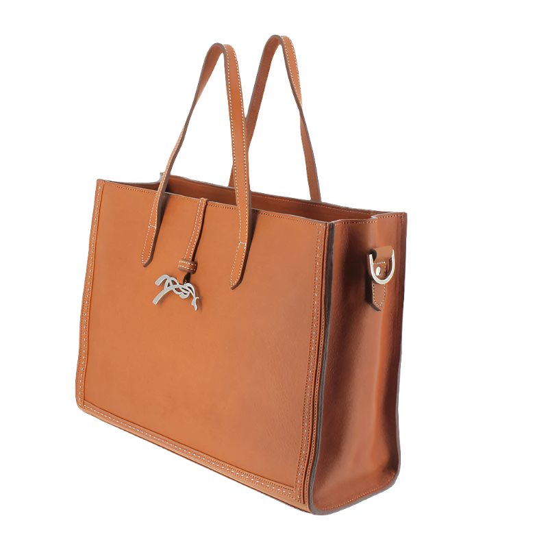 Pénélope - Romane cognac handbag 