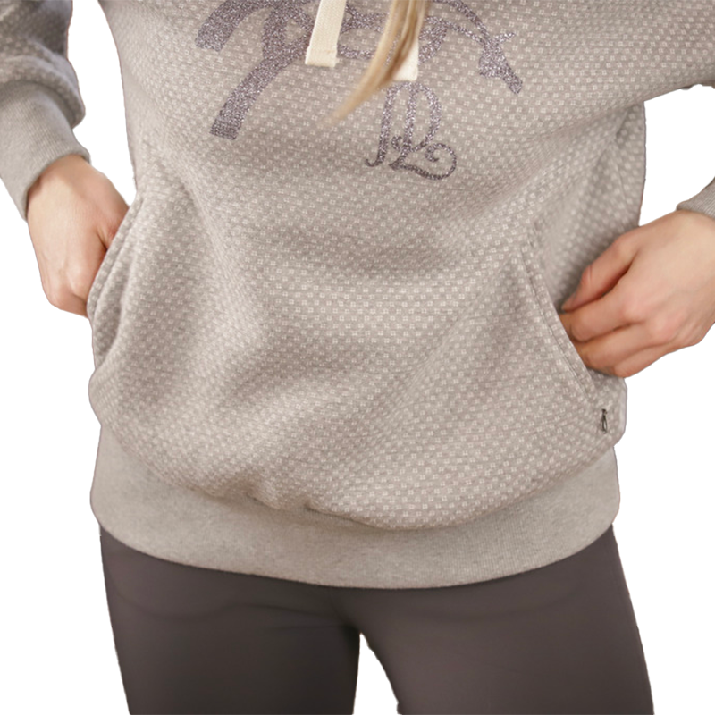 Pénélope Store - Sweatshirt à capuche manches longues femme Chilly gris | - Ohlala