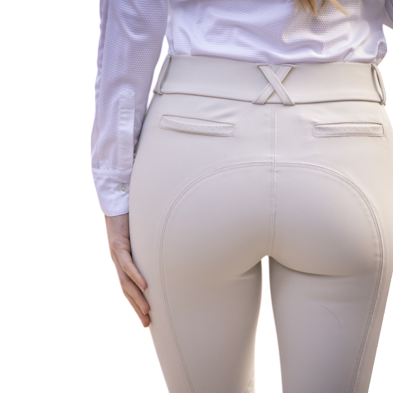 Pénélope - Women's Majestic Beige Riding Pants 