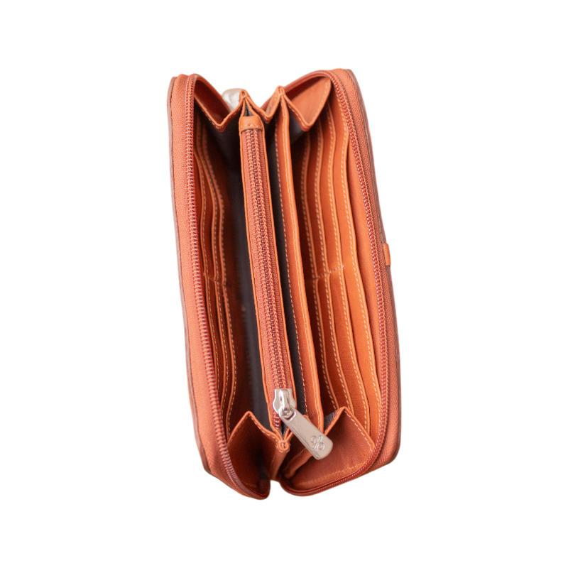 Pénélope - Vittoria cognac wallet 