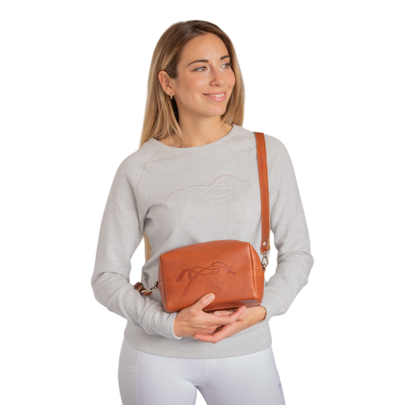 Pénélope - Tasche Laly Gold cognac 