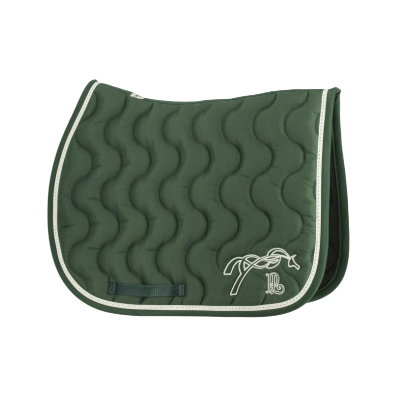 Pénélope - Tapis de selle Classique vert foncé/ vert