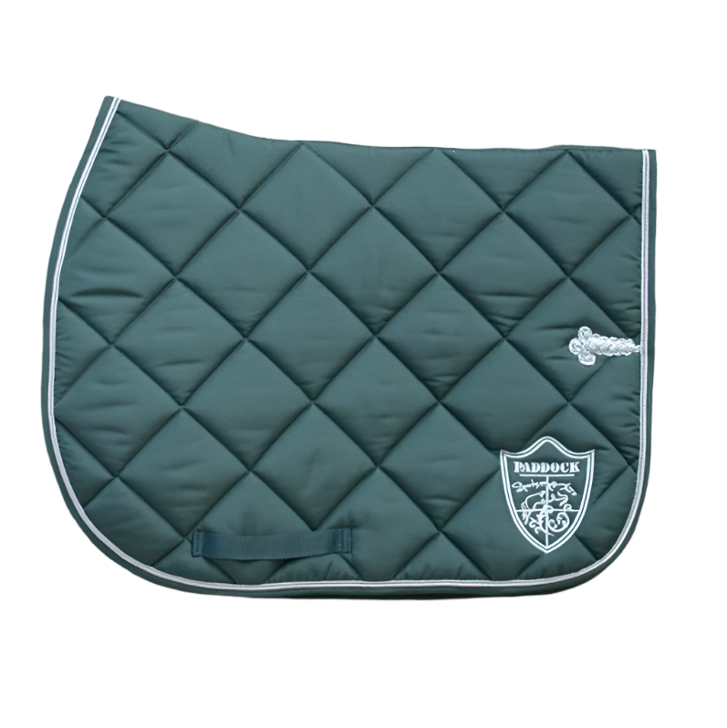 Paddock Sports - Prems green crest dressage pad