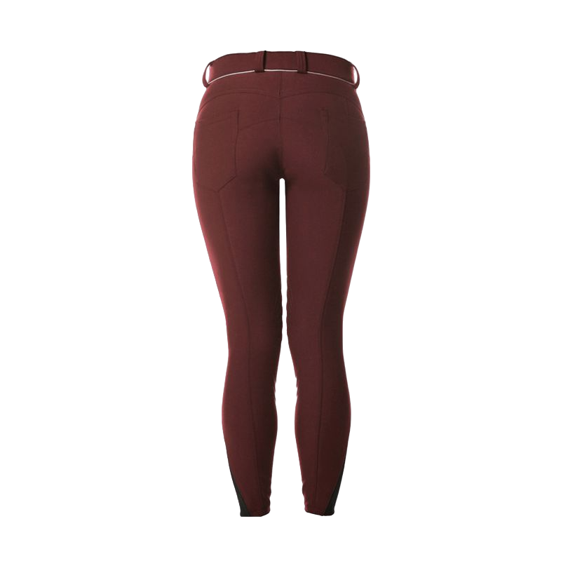 Flags & Cup - Pantalon d'équitation femme Push up Bordeaux