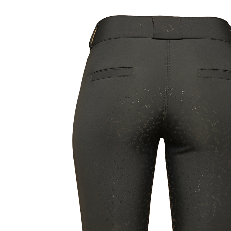 GEM - Women's riding pants John full grip black 