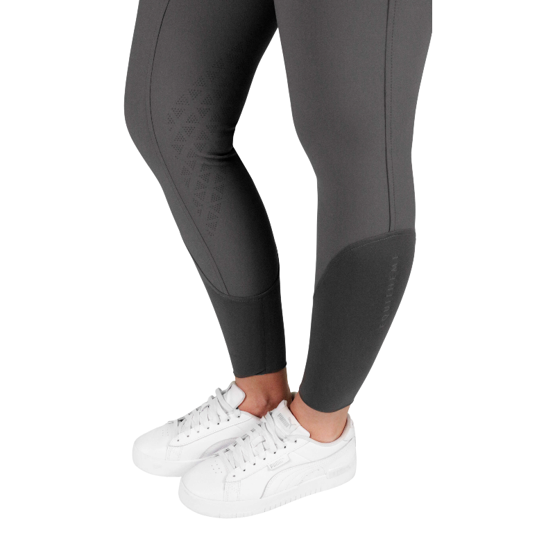 Equithème - Pantalon d'équitation femme Sally anthracite | - Ohlala