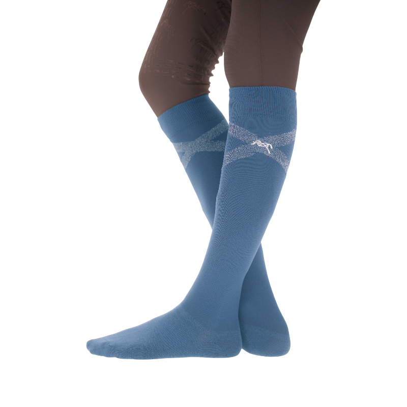 Pénélope - Chaussettes d'équitation Gummy bering sea