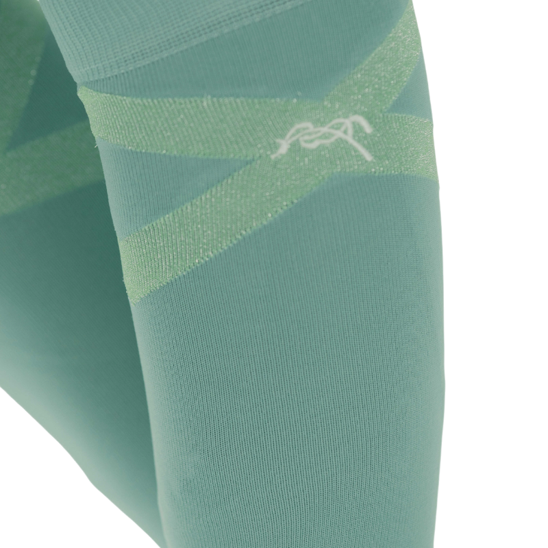 Pénélope - Chaussettes d'équitation Gummy vert sauge