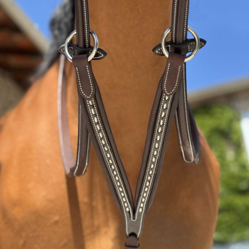 Pénélope - Flèche de martingale Point sellier havane