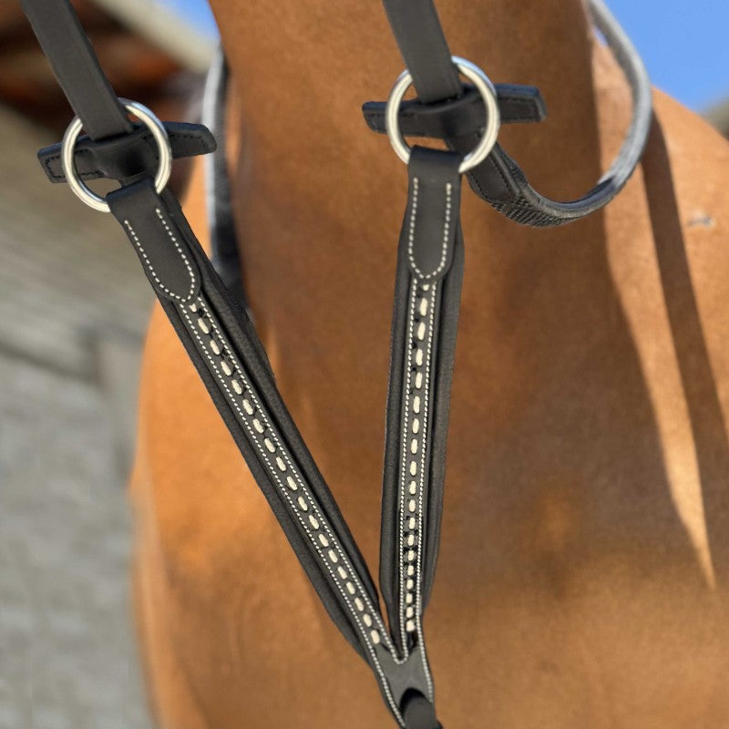Pénélope - Flèche de martingale Point sellier noir