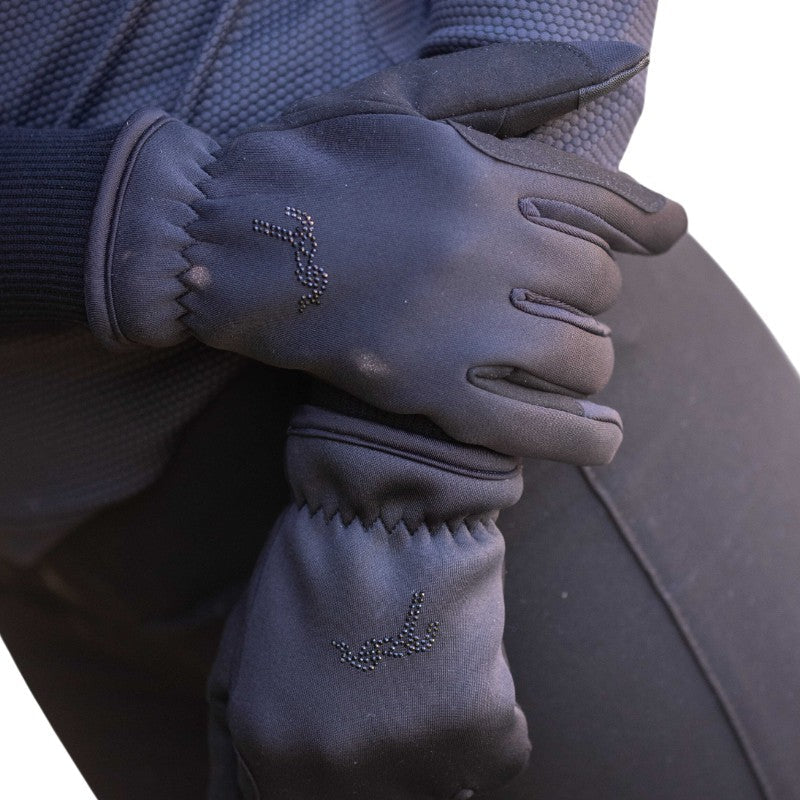 Pénélope - Wintertech zwarte rijhandschoenen 