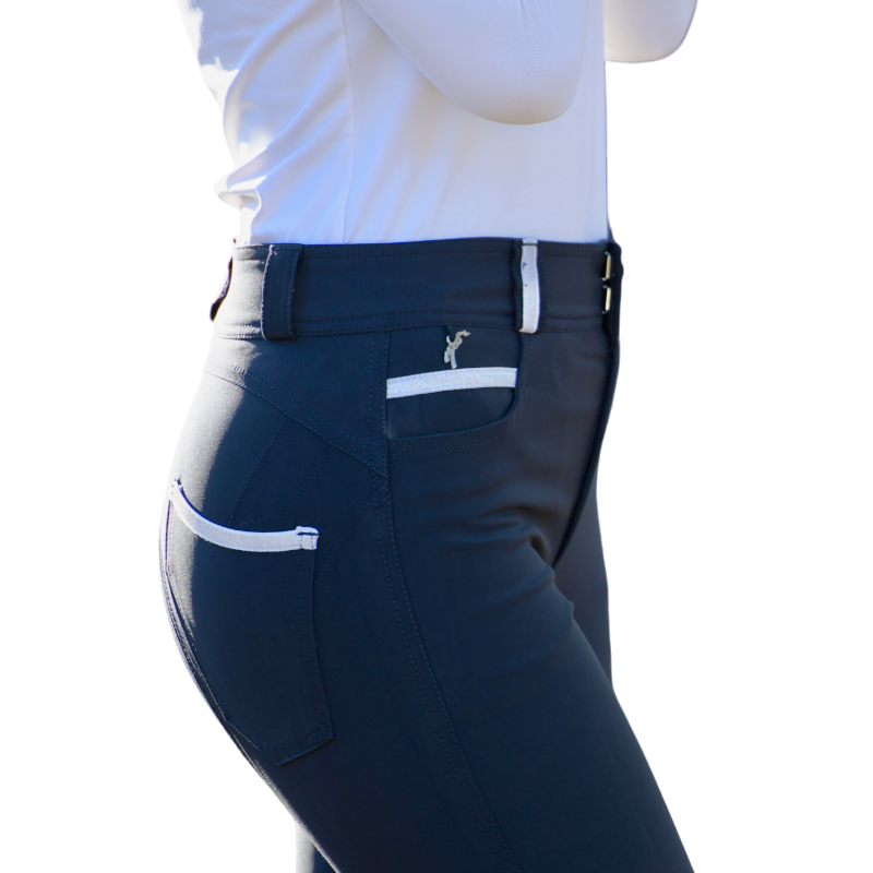 Pénélope Store - Women's Fun Pushup full seat navy riding pants