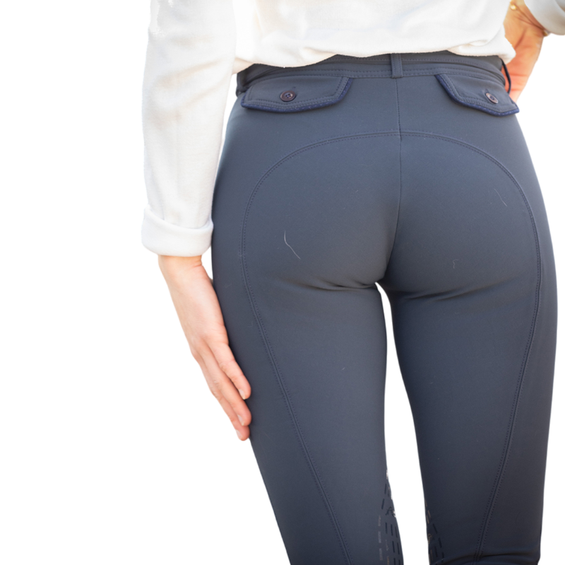 Pénélope - Pantalon d'équitation femme Point Sellier myrtille