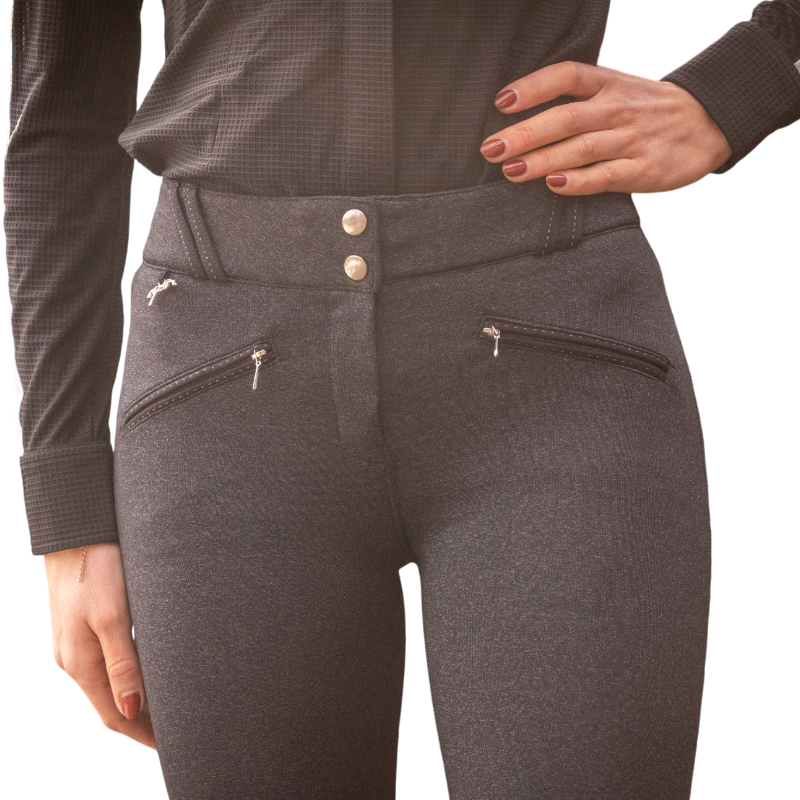 Pénélope Store - Women's Romy heather gray riding pants